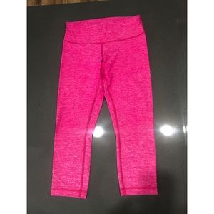 Lululemon wunder under crops, 6, pink